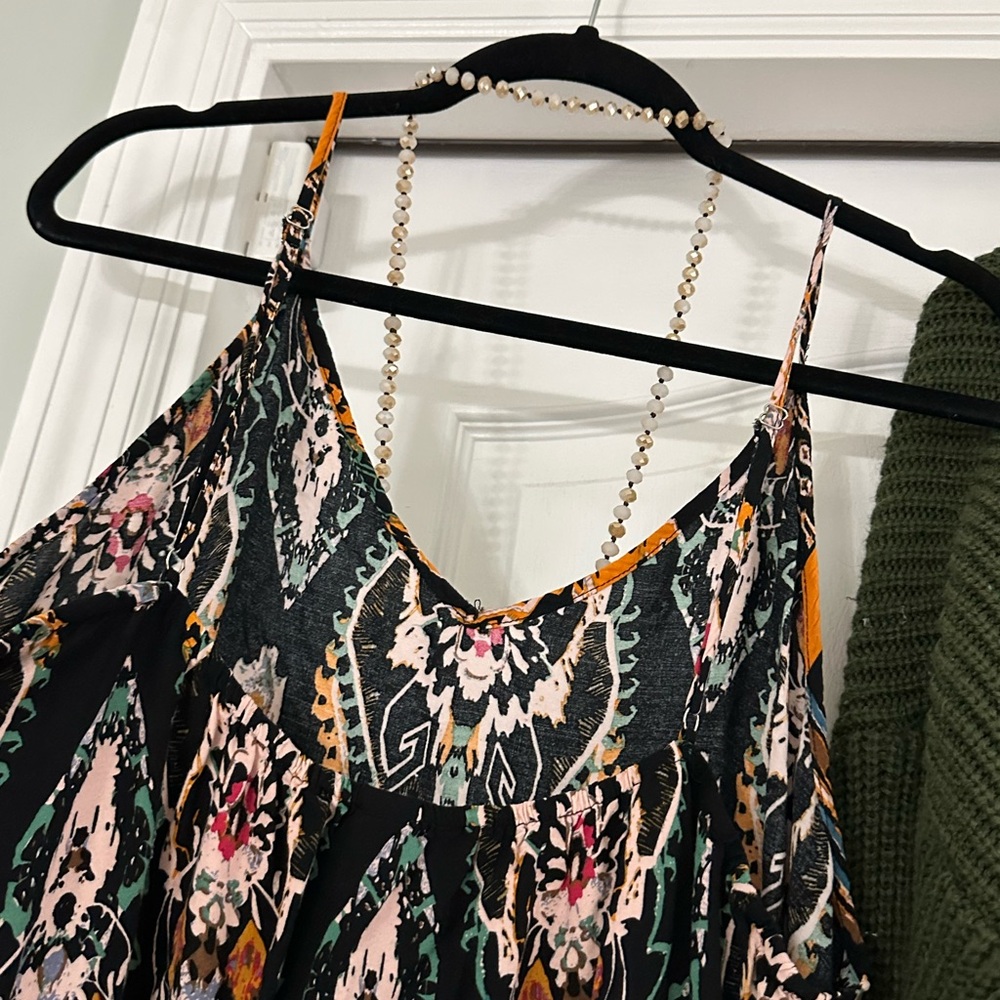 Pattern Sleevless Maxi Dress - Picture 4 of 4